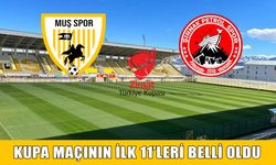 Muşspor'un kupa maçı kadrosu belli oldu