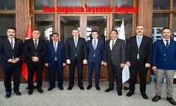 Erzurum’da Kan Bağışına Teşekkür Belgesi