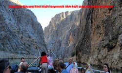 Kemaliye’de Karanlık Kanyon’da Tekne Keyfi ve Dağ Keçisi Manzarası