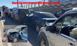 Elazığ’da Zincirleme Trafik Kazası: 2 Yaralı