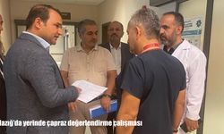Elazığ Fethi Sekin Şehir Hastanesi’nde Yerinde Çapraz Değerlendirme Yapıldı
