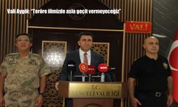 Vali Aygöl: "Teröre ilimizde asla geçit vermeyeceğiz"