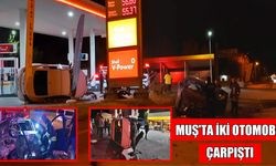 Muş'ta iki otomobil çarpıştı: 1’i ağır, 2 yaralı