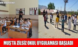 ‘Zilsiz Okul Projesi’ Muş'ta hayata geçirildi