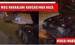Muş'ta gece saatlerinde korkutan kaza