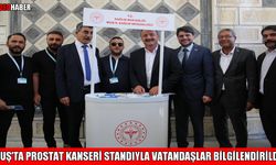 Muş’ta prostat kanserine dikkat çekmek için stant kuruldu