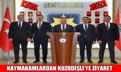 Muş’ta kaymakamlardan yeni Emniyet Müdürü Kuzudişli’ye 'hayırlı olsun' ziyareti