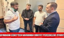Hasköy Kaymakamı Güney'den yaralanan emniyet personeline ziyaret