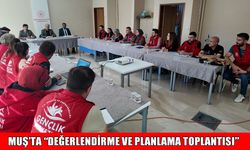 Muş Gençlik Merkezi'nde yeni dönem planlama toplantısı yapıldı