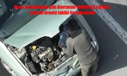 Kars’ta Ehliyetsiz Sürücü Dronla Takip Edilerek Yakalandı