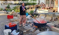 Erzincan’ın Üzümlü İlçesinde Kışlık Salça Mesaisi Başladı