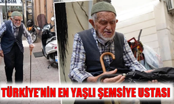 Zamana meydan okuyan son usta: İkonik şemsiye ustası 96 yaşında