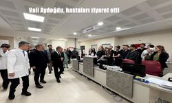 Vali Aydoğdu, hastaları ziyaret etti