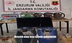 Hırsızlık olayı kısa sürede aydınlatıldı