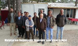 Malatya'nın Doğanşehir ilçesinde imar planı tepkisi