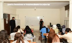 Çatak'ta ‘Destekleme ve Yetiştirme Kursları’na yoğun ilgi