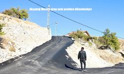 Akçadağ Muratlı grup yolu yeniden düzenleniyor