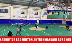 Hasköy’de badminton antrenmanlarına ilgi yoğun