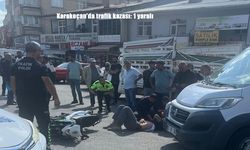 Karakoçan’da trafik kazası: 1 yaralı