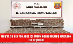 Muş’ta kaçak tütün operasyonu: Binlerce makaron ele geçirildi