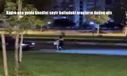 Diyarbakır’da şaşkına çeviren görüntü: Kadın ana yolda kendini seyir halindeki araçların önüne attı