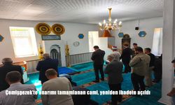 Çemişgezek'te onarımı tamamlanan cami, yeniden ibadete açıldı