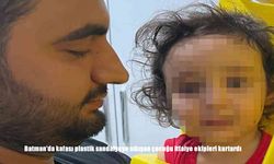 Batman’da kafası plastik sandalyeye sıkışan çocuğu itfaiye ekipleri kurtardı