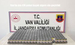 Van’da bin 470 paket kaçak sigara ele geçirildi