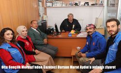 Oltu Gençlik Merkezi’nden Gazeteci Dursun Murat Aydın’a anlamlı ziyaret