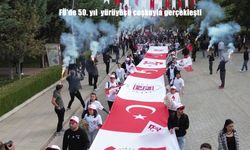 FÜ’de 50. yıl yürüyüşü coşkuyla gerçekleşti