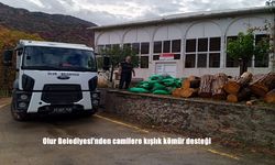 Olur Belediyesi’nden camilere kışlık kömür desteği