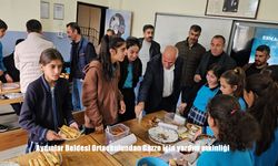 Aydınlar Beldesi Ortaokulundan Gazze için yardım etkinliği