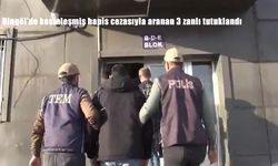 Bingöl'de kesinleşmiş hapis cezasıyla aranan 3 zanlı tutuklandı