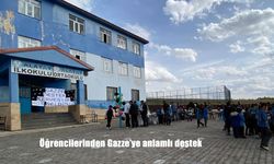 Öğrencilerinden Gazze'ye anlamlı destek