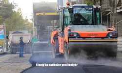 Elazığ’da caddeler yenileniyor