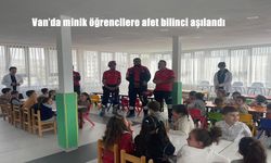 Van'da minik öğrencilere afet bilinci aşılandı