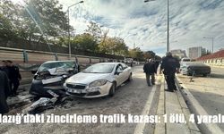 Elazığ’daki zincirleme trafik kazası: 1 ölü, 4 yaralı