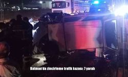 Batman’da zincirleme trafik kazası: 7 yaralı