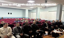 Susuz’da okul servis sürücülerine eğitim verildi