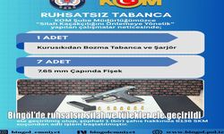 Bingöl’de ruhsatsız silah ve tüfekler ele geçirildi