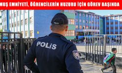 Muş Emniyeti'nden okul çevrelerinde güvenlik denetimi