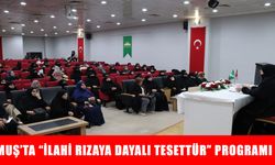 HÜDA PAR Muş il kadın kollarından “İlahi Rızaya Dayalı Tesettür” programı