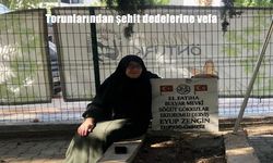 Torunlarından şehit dedelerine vefa