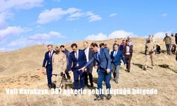 Vali Karakaya, 387 askerin şehit düştüğü bölgede