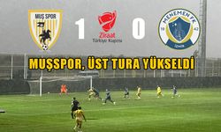 Muşspor 10 kişi kaldığı maçta tur atlamayı başardı