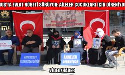 Muş'ta ailelerin 'Evlat Nöbeti' kararlılıkla sürüyor