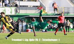 Trendyol 1. Lig: Iğdır FK: 2 - İstanbulspor: 1