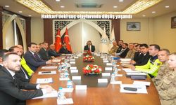 Hakkari'deki suç olaylarında düşüş yaşandı