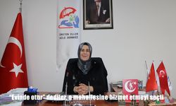 "Evinde otur" dediler, o mahallesine hizmet etmeyi seçti