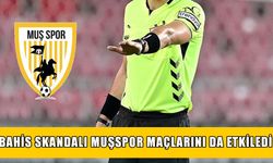 Muşspor maçlarında görev alan 11 hakem bahis soruşturmasında!